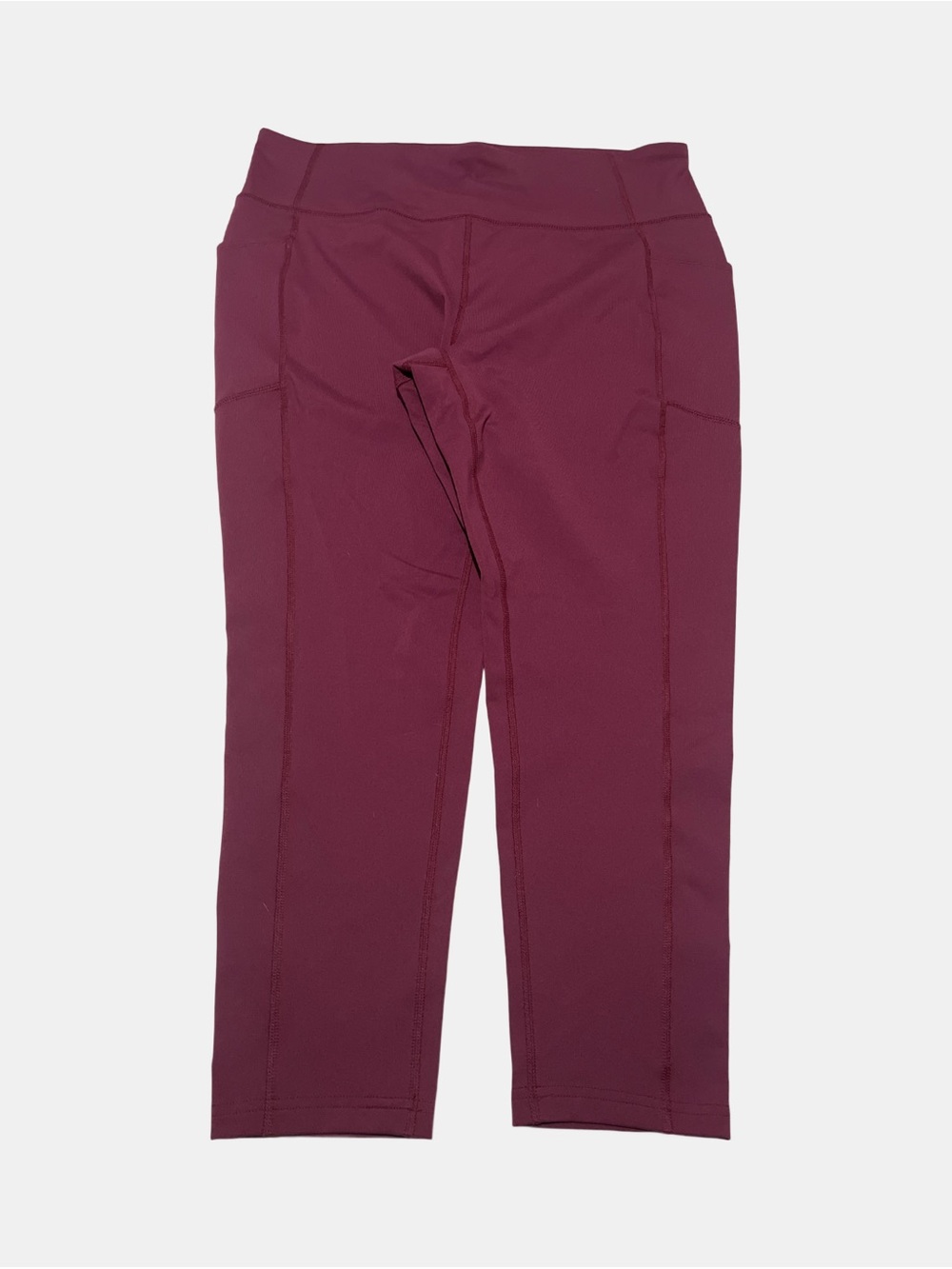 Tek Gear Burgundy Shapewear
Capri Leggings with pockets Size 1X
